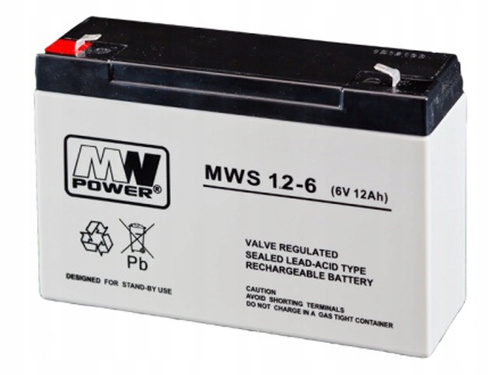  Akumulator AGM MW POWER | MWS 7.2-6 - 6V / 7.2Ah