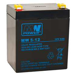 Akumulator AGM MW POWER | MW 5-12 12V / 5Ah