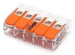 Złączka instalacyjna Wago Compact 5x0.2-4mm 5-przewodowa
