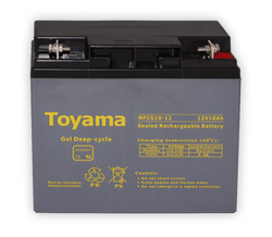 Akumulator żelowy DEEP CYCLE Toyama NPCG 18-12 12V 18Ah M5