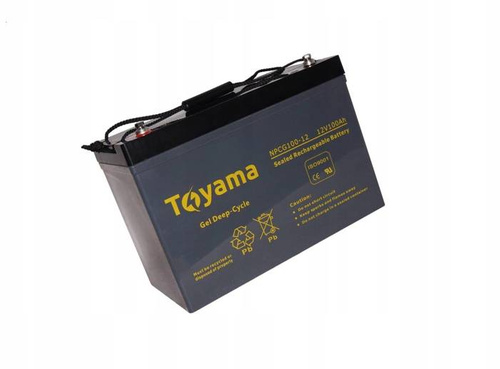 Akumulator żelowy DEEP CYCLE Toyama NPCG 100-12 12V 100Ah M8