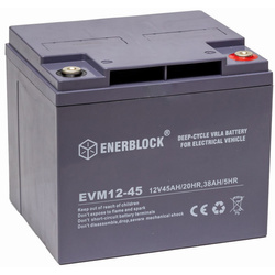 Akumulator AGM-EV Enerblock EVM12-45 12V 45Ah M6