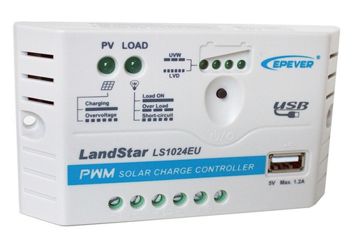 Regulator ładowania PWM EPEVER LS1024EU 10A USB 12V/24V