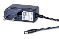 Zasilacz wtyczkowy MW POWER EB1212 | 12W 12V DC 1A