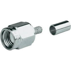 SMA RP wtyk zagniatany na RG58/LL195