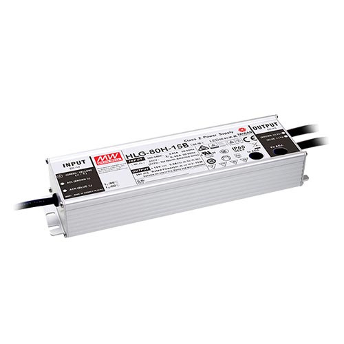 Zasilacz Mean Well HLG-80H-12B | 60W 12V 5A | IP67 1~10VDC PWM