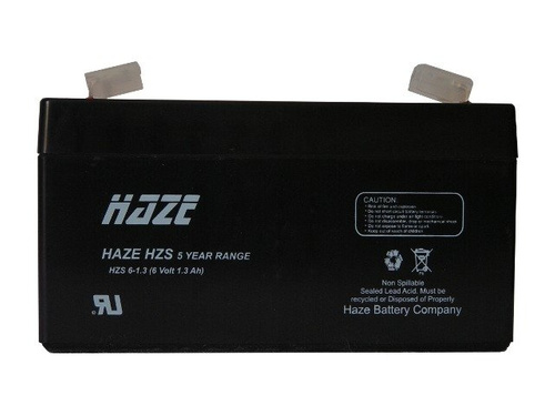 Akumulator AGM HAZE HZS 6-1.3 6V 1.3Ah