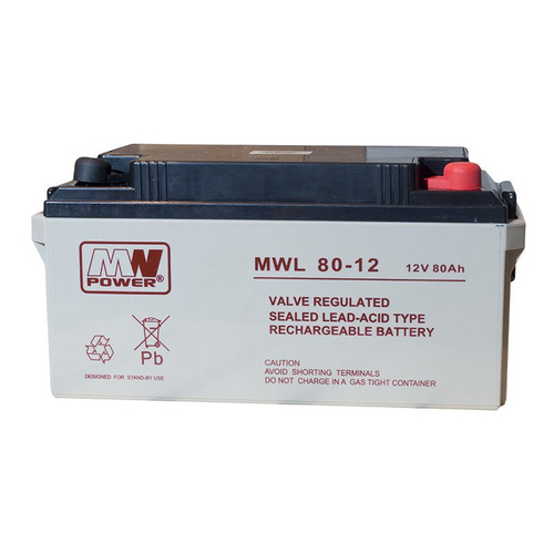 Akumulator AGM MW POWER | MWL 80-12 12V / 80Ah