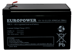 Akumulator AGM Europower | EV 15-12 12V / 15Ah