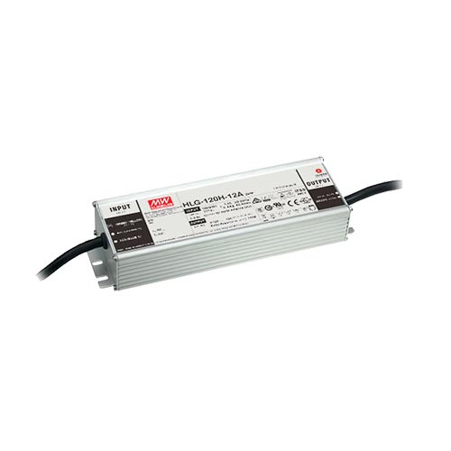 HLG-120H-12 zasilacz LED 120W 12V 10A IP67 Mean Well