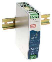 Zasilacz Mean Well SDR-75-12 | 12V 6.3A 75W