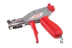 Pistolet do zaciskania opasek stalowych MBT-14S na kablach promieniujących RADIAFLEX®