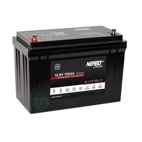 Akumulator Litowy Nerbo N-LFP 150-12 12V 150Ah