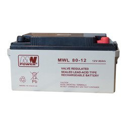 Akumulator AGM MW POWER | MWL 80-12 12V / 80Ah