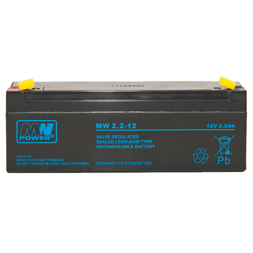 Akumulator AGM MW POWER | MW 2.2-12 12V / 2.2Ah