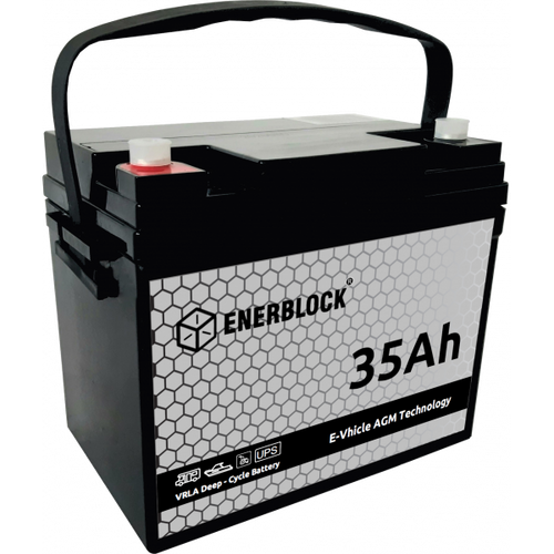 Akumulator AGM-EV Enerblock EVM12-35 12V 35Ah M6