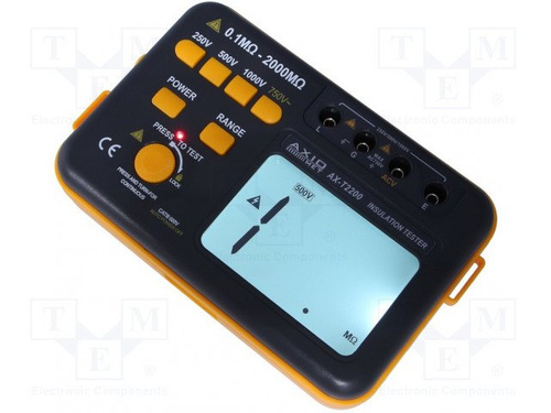Miernik rezystancji izolacji AXIOMET LCD