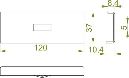 Łącznik 40mm do profila aluminiowego PLPAN40