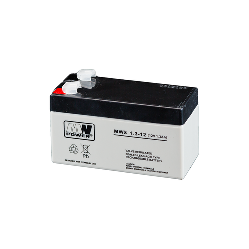 Akumulator AGM MW POWER | MWS 1.3-12 12V / 1.3Ah
