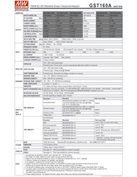 Zasilacz desktop MW impulsowy GST160A24-R7B | 160W 24V 6,67A