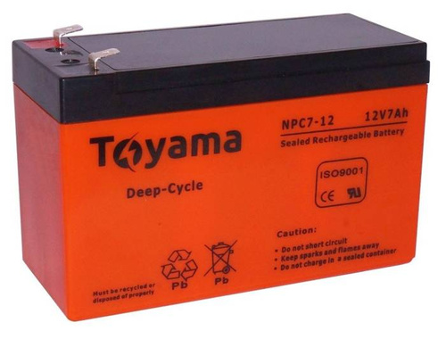 Akumulator AGM DEEP CYCLE Toyama NPC 7 12 12V 7Ah