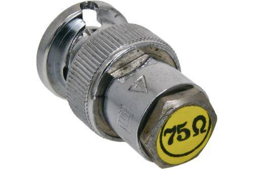 BNC 75 ohm wtyk, terminator  ,4 GHz