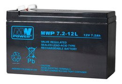 Akumulator VRLA AGM MW POWER MWP 7.2-12L 12V 7.2Ah T2
