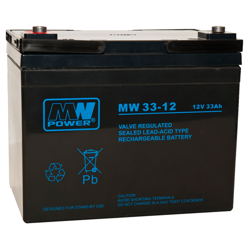 Akumulator AGM MW POWER | MW 33-12 12V / 33Ah