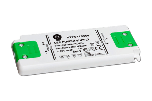 Zasilacz stałoprądowy LED FTPC12C350 | 0~34V 350mA 12W
