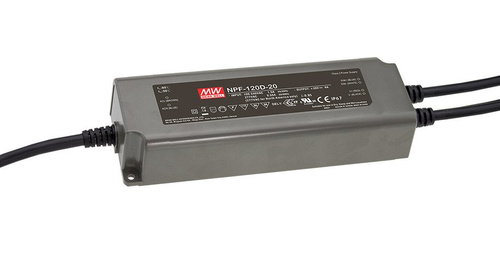 Zasilacz Mean Well NPF-120D-54 | 120W 54V 2.3A IP67 1~10VDC PWM