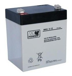 Akumulator AGM MW POWER | MWS 5-12 12V / 5Ah