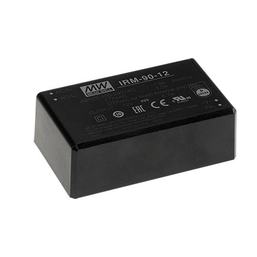 IRM-90-15 zasilacz AC/DC 90W, 15V, 5.67A, moduł do PCB (THT)