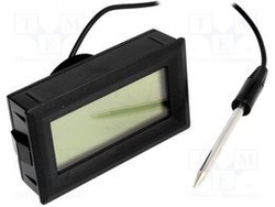 Panelowy miernik temperatury -50 ~ 300°C LCD + sonda