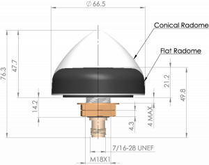 TW3152 - Antena jednopasmowa GPS