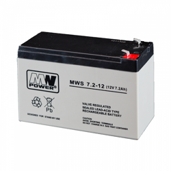Akumulator AGM MW POWER | MWS 7.2-12 - 12V / 7.2Ah