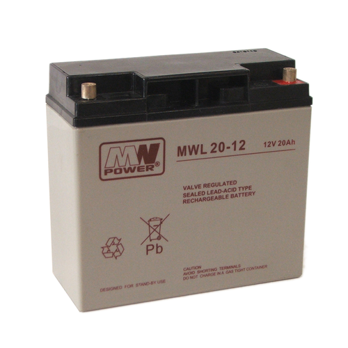 Akumulator AGM MW POWER | MWL 20-12 12V / 20Ah
