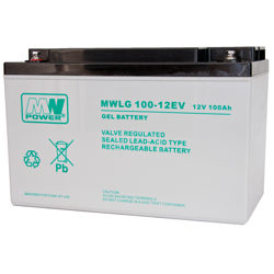 Akumulator GEL MW POWER MWLG 100-12EV 12V 100Ah M6