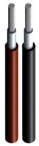 Solarny kabel miedziany 1m 1x4mm2 CZERWONY