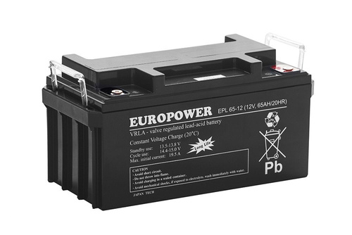 Akumulator AGM Europower | EPL 65-12 12V / 65Ah