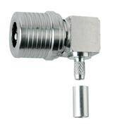 QLS  wtyk zagniatany kątowy na kabel RG58/LL195