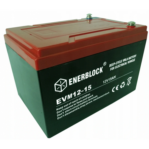 Akumulator AGM-EV Enerblock EVM12-15 12V 15Ah M5
