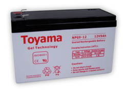 Akumulator żelowy Toyama NPG 9-12 12V 9Ah T1