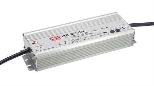 Zasilacz Mean Well HLG-320H-42B | 321W 42V 7.6A IP67 1~10VDC PWM