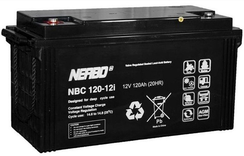 Akumulator NERBO NBCG 120-12i 120Ah 12V