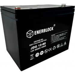 Akumulator Hybrid AGM-GEL Enerblock JDG12-80 12V 85Ah M6