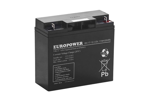 Akumulator AGM Europower | EH 17-12 12V / 17Ah