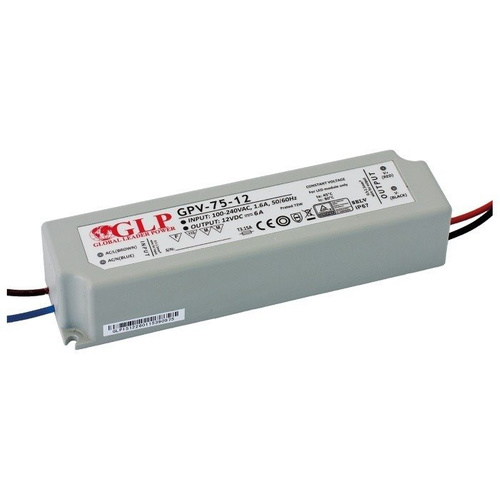 Zasilacz LED GPV-75-12 | 12V 6A 72W IP67