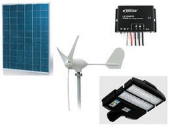 Zestaw zasilania hybrydowego #9N | OPRAWA LED 60W | PANELE FOTOWOLTAICZNE | Turbina wiatrowa