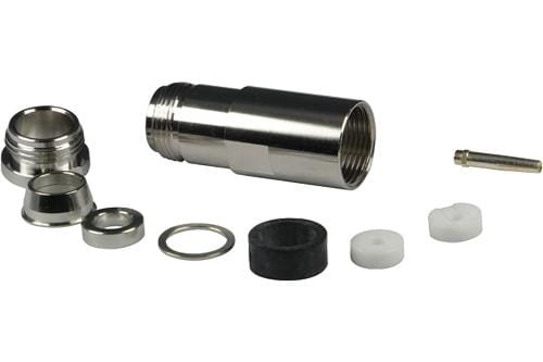 N gniazdo lutowano skręcane na kabel RG213/214