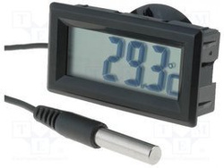 Panelowy miernik temperatury -50 ~ 70°C LCD + sonda